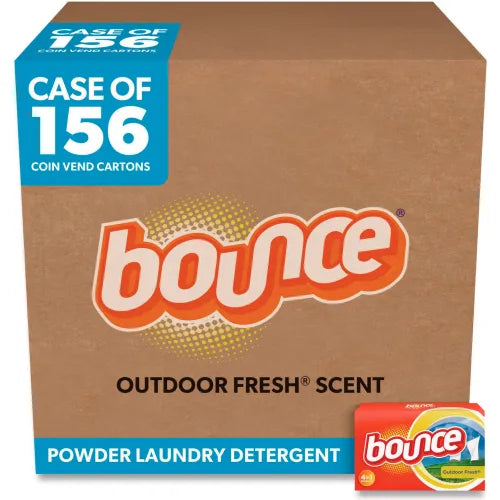 Bounce® Fabric Softener Sheets, Outdoor Fresh, 2/Box, 156 Boxes/Carton