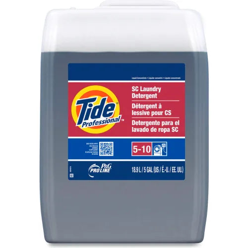 Tide® Professional™ SC Liquid Laundry Detergent, Fresh Scent, 5 Gallon Closed Loop Bottle